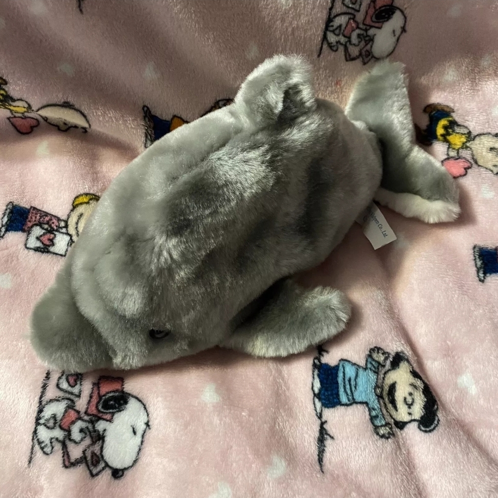 Vintage 2001 Wishpets Cody Plush Dolphin Stuffed Animal 11” Toy Realistic